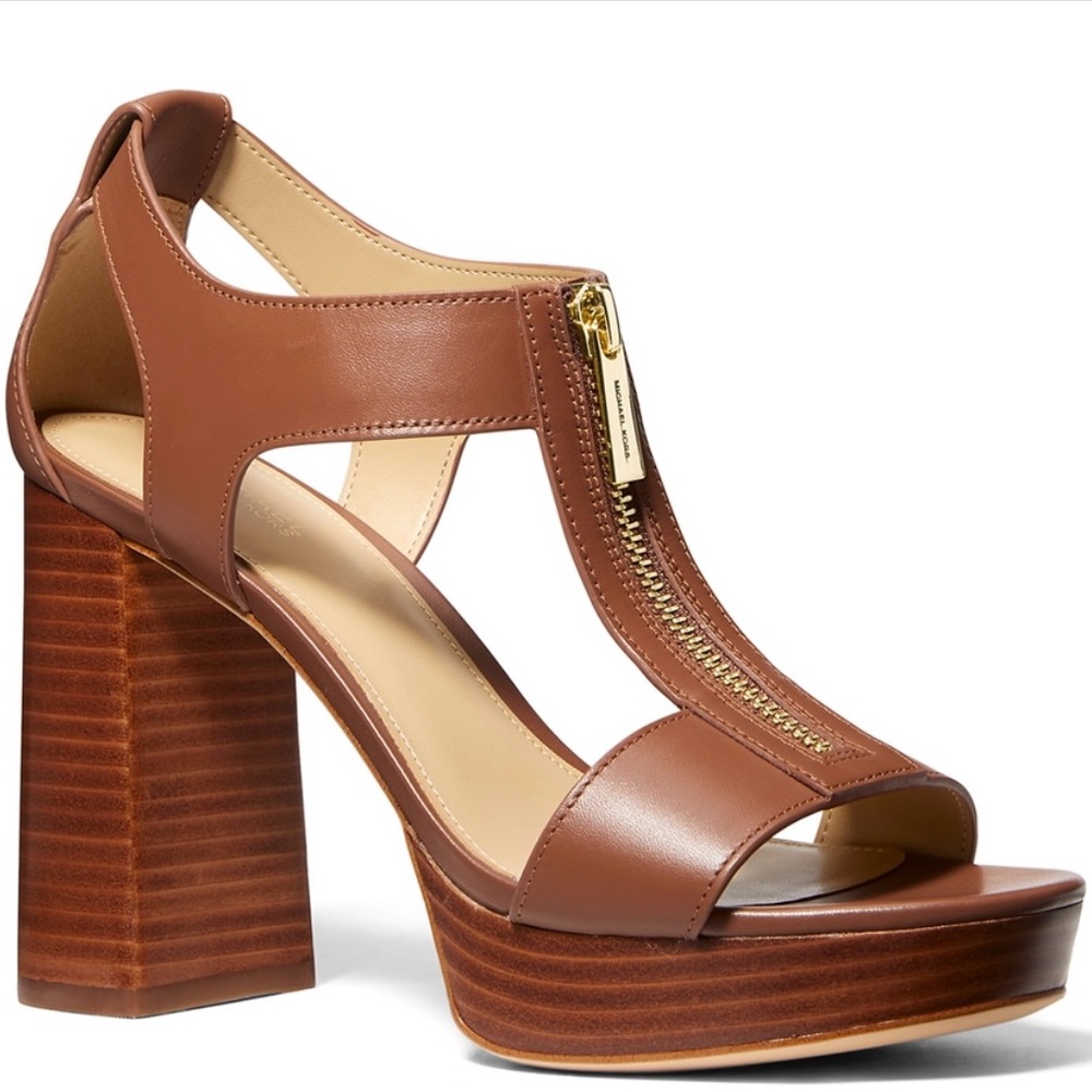 Michael Kors Women's Heeled Sandals: Brown